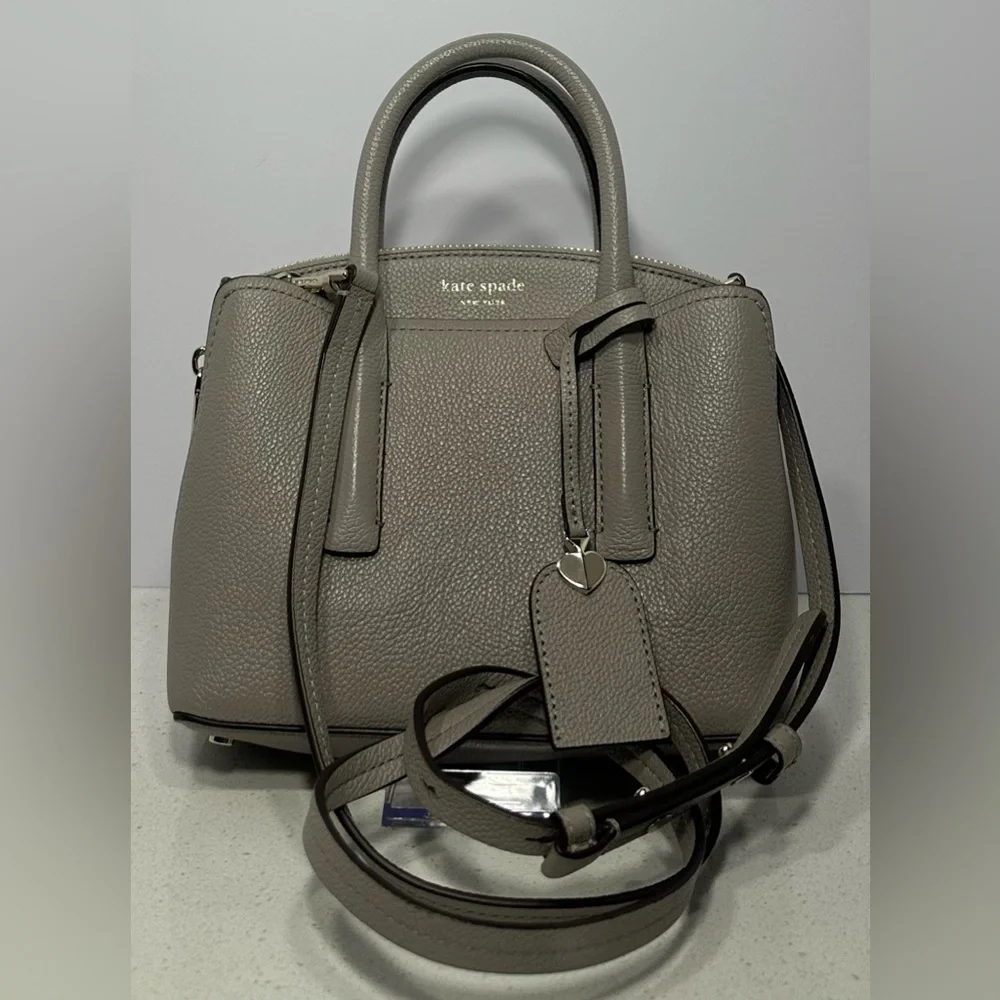 Kate Spade New York Margaux mini satchel in refined grain leather. NWOT